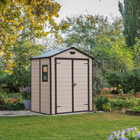 Abri de jardin en gros facile à assembler, imperméable, avec portes verrouillables pour usage extérieur dans la cour