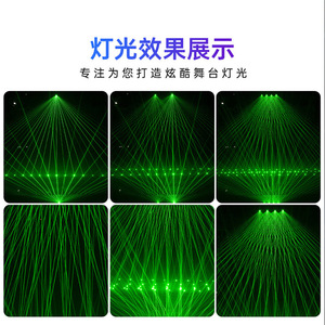 Luz Láser de 8 Ojos Jiechuang para Montaje en Puerta, Malla de Luz para KTV, Iluminación Ambiental para Escenarios, Activación por Voz, Haz de Luz para Salas de Baile y Discotecas - Product Image 2