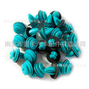 Clips de panneau de porte de voiture D19 D18 en plastique 18,2x22,0 mm avec coussinet, fixation automobile universelle - Product Image 2