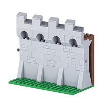 Château médiéval de la série MOC, briques de construction compatibles avec la collection de construction MOC, jouet d'architecture