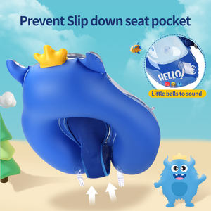 स्विबोबो बेबी इन्फ्लेटेबल स्विमिंग रिंग कंधे के साथ नया अपग्रेड किया गया है कंधे के स्ट्रैप pvc फ्लोट कैनोपी बच्चों पूल पानी खिलौना - Product Image 4