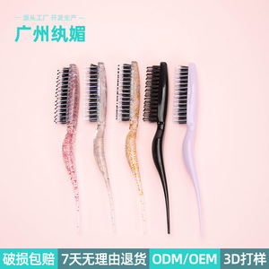 Peine para el cabello con diseño moderno y punta puntiaguda para peinados recogidos y estilo de baile latino - Product Image 2