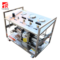 Pompe de transfert de gaz CO2 pneumatique à double action Terek pour test de surpression
