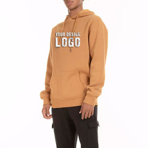 Sudadera con Capucha para Hombre, Estilo Holgado, Hombros Caídos, Algodón Grueso para Otoño e Invierno, Venta al por Mayor, OEM, con Cordón, Talla Grande - Product Image 5