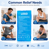 Compresse froide réutilisable en gel PVC souple pour soulager les blessures sportives, réduire les gonflements et contrôler l'inflammation