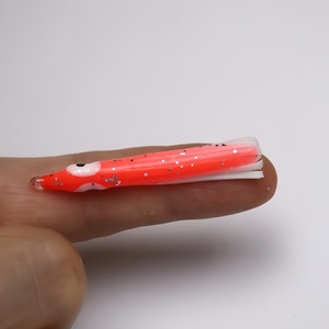 DORISEA Señuelos de Pesca de Plástico PVC Silicona Suave con Forma de Calamar de 4cm, 10 Unidades/Bolsa, Luminosos UV que Brillan <span class=keywords><strong>en</strong></span> la Oscuridad para Pesca <span class=keywords><strong>en</strong></span> Ríos y Lagos, Sin Anzuelos - Product Image 3