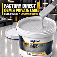 Peinture de sol en époxy à base de sable liquide effet marbre, personnalisable, prix de gros direct usine, revêtement de sol en époxy à sable coloré