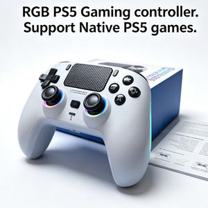 For <strong>PS5</strong> Game <strong>Controller</strong> with RGB Light Macro Programming Magnetic Cover Supports Native Game <strong>Controllers</strong> for <strong>PS5</strong> PC Games - Product Image 6