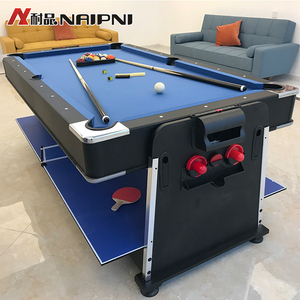 <span class=keywords><strong>Table</strong></span> multifonction 4 en 1 de 7 pieds, billard, hockey sur air, <span class=keywords><strong>tennis</strong></span> de <span class=keywords><strong>table</strong></span> avec plateau de <span class=keywords><strong>table</strong></span> à manger, vente directe d'usine Naipni - Product Image 6