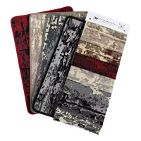 Tapis tissé à la machine au design populaire, résistant à l'usure, en polyester 350g, avec envers antidérapant, motif personnalisé pour chambre d'enfant et couloir