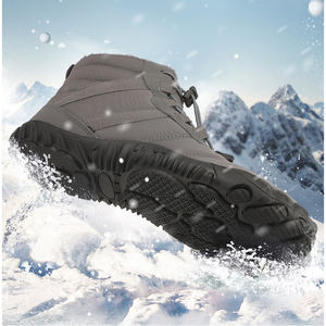 Venta al por mayor al aire libre impermeable senderismo deportes zapatos invierno piel transpirable hombres mujeres zapatillas montaña escalada senderismo botas de nieve - Product Image 4