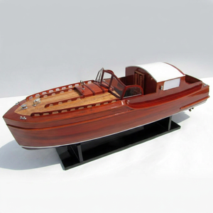 CG PETTERSSON 1932 Barco de Madera en Miniatura, Artesanía Pintada, Decoración Náutica para el Hogar - Product Image 1