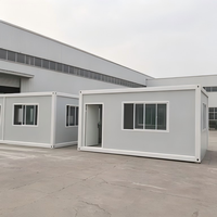 Maison modulaire à ossature en acier galvanisé, dortoir conteneurisé démontable pour projets de construction à grande échelle et bureaux de chantier
