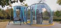 Tente Dôme Hôtelier de Luxe Moderne Transparente pour Glamping 2024, Isolée, Étanche, Quatre Saisons, Prix Usine