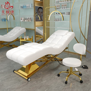 Luxuriöse Moderne Kosmetikliege für Medizinische Behandlungen, Ästhetik-Salon, Spa, Gesichtsbehandlungen, Elektrische Massageliege, Wimpernbett - Product Image 4