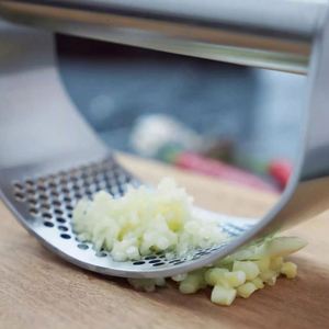 Custom LOGO Easy <b>Kitchen</b> <b>Gadget</b> Heavy Duty Garlic Crusher Stainless Steel Garlic Press Rocker - Product Image 4
