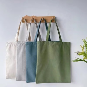 Grosir tas Tote kanvas kapasitas besar ramah lingkungan tas belanja Logo kustom untuk penggunaan sehari-hari - Product Image 1