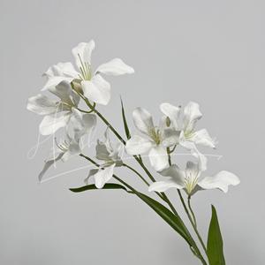 Ramo de Lirios Artificiales, Flores de Seda y Plástico de Alta Simulación, Decoración para Bodas, Accesorios para Fotografía en Exteriores, Decoración del Hogar - Product Image 2