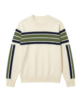 Pull en tricot à col rond en coton doux de qualité supérieure, léger, décontracté, confortable et ajusté pour l'été