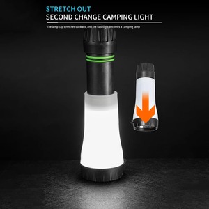 2in1Flashlight and Camping Lamp <b>Rechargeable</b> LED Camping Light Portable Outdoor Adventures - Product Image 2