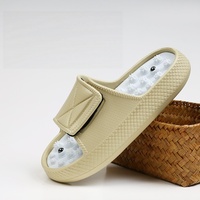 BAEWOON L25 Sandal Pijat Akupresur Pria Sandal Rumah Kasual Satu Garis Sandal Wanita Pantai Luar Ruangan Musim Panas