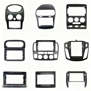 Nouveau style – Cadre de navigation automobile Android 7/9/10 pouces universel pour autoradio, façade de radio, lecteur DVD, unité centrale de tableau de bord, panneau de navigation - Product Image 1