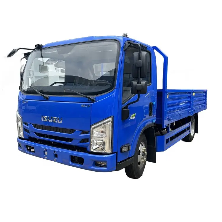 Isuzu รถบรรทุกสินค้ารั้วขนาดเล็ก 4x2 4x4 3 ตัน 5 ตันรถบรรทุกรถบรรทุกขนาดเล็กสําหรับขาย