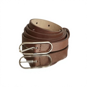 Ceinture en cuir de vachette avec boucle ardillon carrée en acier, motif crâne 3D, solide, écologique, largeur 38 cm, longueur 138 cm, confortable, style homme pour soirée - Product Image 5