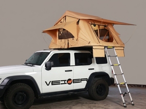 Tiendas de Campaña Pequeñas y Suaves para Techo de <span class=keywords><strong>Auto</strong></span>, SUV, Camioneta, Refugio Solar para <span class=keywords><strong>Auto</strong></span>, Tienda de Campaña Ligera para Techo de 4 Estaciones para 2 Personas - Product Image 2