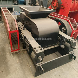 Anpassbarer Doppelwalzenbrecher mit Motorlager, Getriebe und Untersetzungsgetriebe für Steinproduktionslinien, geräuscharm, max. 30 t/h Kapazität - Product Image 2