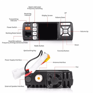 <span class=keywords><strong>Radio</strong></span> Móvil para Vehículo Baojie BJ-318 de 25W con Receptor FM, Transceptor de Doble Banda 136-174MHz 400-490MHz - Product Image 2
