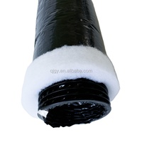 Conduit flexible d'isolation de polyester 4 pouces 1 mètre ou ventes directes d'usine adaptées aux besoins du client