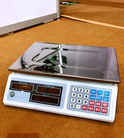 Balance électronique de plateforme numérique 30 kg ACS-268A avec fonction de comptage et certification OIML