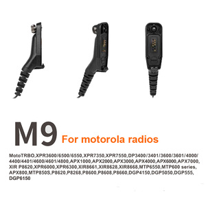 G-en forma de gancho de oreja del auricular táctico auriculares PTT del micrófono para Motorola DP3600/DP4401/XPR6500 Walkie Talkie <span class=keywords><strong>radio</strong></span> - Product Image 3