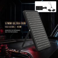Lampe de luminothérapie rouge ultra-mince OEM ODM 470nm 660nm 850nm pour le soin de la peau du visage à domicile