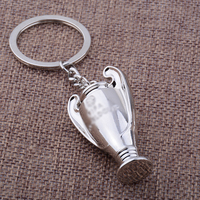 Porte-clés de championnat en métal 3D personnalisé Trophée de football Porte-clés Trophy Soccer Club Porte-clés