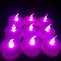 Toptan YDM 3D Noel Elektrikli Alevsiz Polyester LED Mini Mumlar 8 Renk İç/Dış Mekan Kullanımı