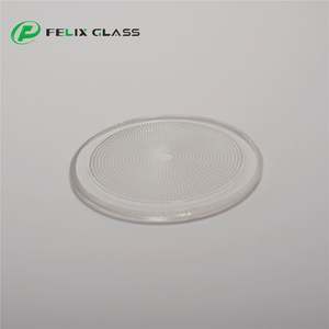 Lentilles optiques texturées en verre BK7 personnalisées FELIX GLASS avec revêtement antireflet OD120mm X T20mm à montage en surface - Product Image 3