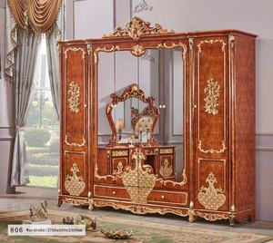 Grosir Set furnitur kamar tidur King mewah tempat tidur kayu dengan penyimpanan Harga bagus furnitur rumah untuk apartemen - Product Image 2