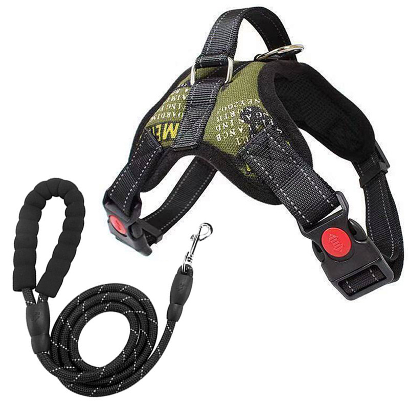 Camouflage green [single vest + 1.5m reflective rope]
