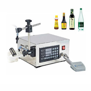 GFK-280 kepala ganda semi-otomatis kenyamanan portabel elektrik jus buah anggur bumbu tanpa lengket cairan mesin pengisi - Product Image 2