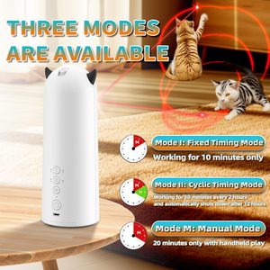 Hovicaed - Juguete Láser Automático para Gatos, Recién Mejorado, Juguete Interactivo para Mascotas en Interiores, Movimiento con Trayectoria Real para Gatos Aburridos - Product Image 2