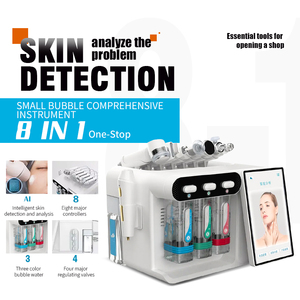 Appareil Hydra Professionnel 8-en-1 pour Infusion d'Oxygène, Machine Faciale 20-22kHz, Microdermabrasion Hydra Corporelle, Produits de Beauté Spa - Product Image 1