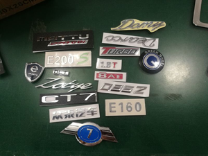 Custom <strong>Chrome</strong> ABS Plastic Car Emblem 3D <strong>Chrome</strong> Letters Car Emblem Make Your Own Auto Emblem Car Badge With AUTO Standard <strong>Tape</strong> - Product Image 2