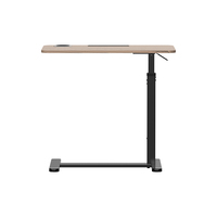 Bureau d'étude latéral réglable hôpital sur Table de lit bureau pivotant chevet roulant ordinateur portable bureau debout mobile avec roues