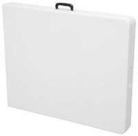 Table pliante rectangulaire en plastique d'extérieur en solde