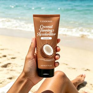 Acelerador de Bronceado de Marca Privada Divo, Bronce Natural, Absorción Rápida, Crema Bronceadora Hidratante sin Sol con Coco, 200 ml - Product Image 1
