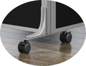 Divisor de pared de oficina en casa duradero flexible panel de oficina de sala de estar pared móvil - Product Image 6