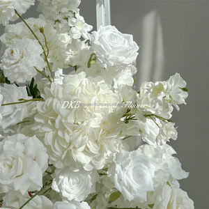 New Outdoor <b>Wedding</b> Backdrop <b>Decorations</b> Premium All White Artificial Flower <b>Wedding</b> Arch <b>Decorations</b> - Product Image 6