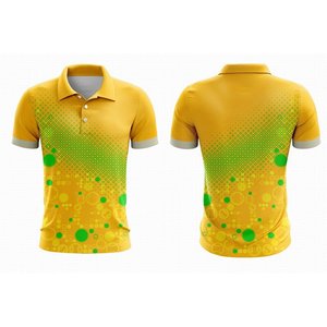 Gahumi T-shirts polo de sport unis de haute qualité en polyester à sublimation unie unie unisexe personnalisés pour hommes, fabriqués en usine - Product Image 3